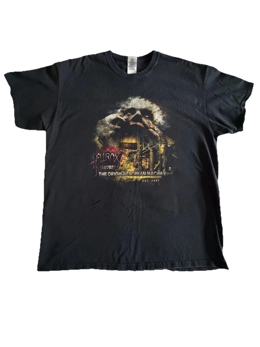 Fury Factory Shirt Mens XL Horror Halloween Original Scream Machine Tee Grunge